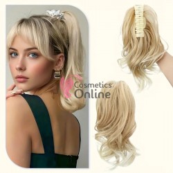 Extensie de par coada ondulata cu cleste 30 cm Cod  SS30-14H613D Blond Ash Mixt